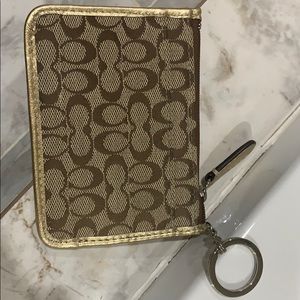 Coach keychain wallet